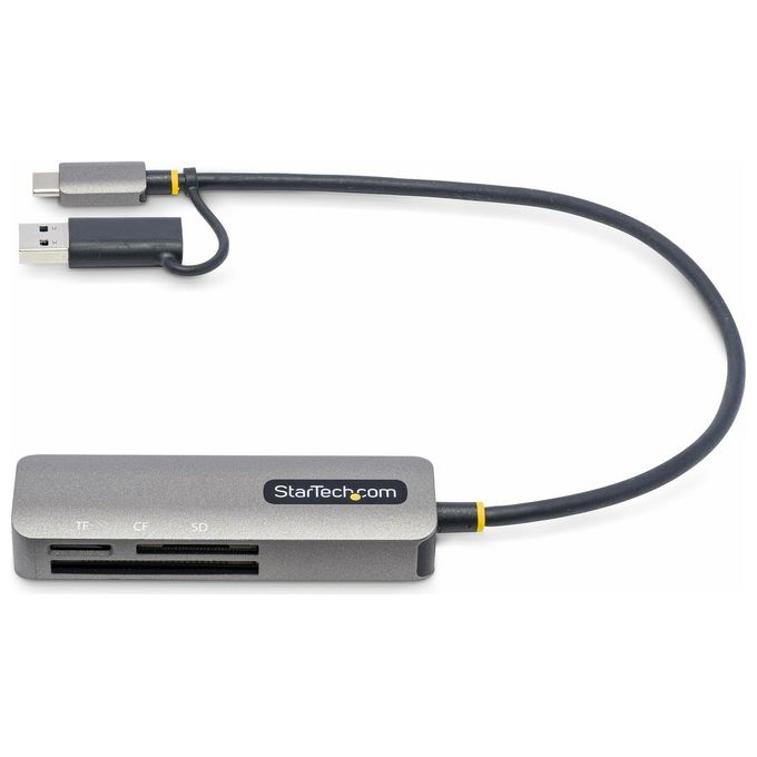StarTech.com Lettore di Schede Multimediali Usb-c - Usb-a Sd-CF-microSD