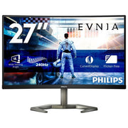 Philips 27M1C5200W00 Evnia Monitor PC Gaming 27'' VA Curvo Full HD 1920x1080 240Hz 0.5ms AMD FreeSync Premium 2 HDMI DisplayPort VESA colore Nero
