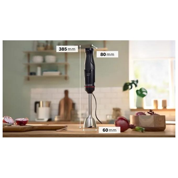 Bosch MSM4B6V2 Serie 4 Frullatore a immersione 1000 W con Bicchiere Graduato colore Nero Antracite