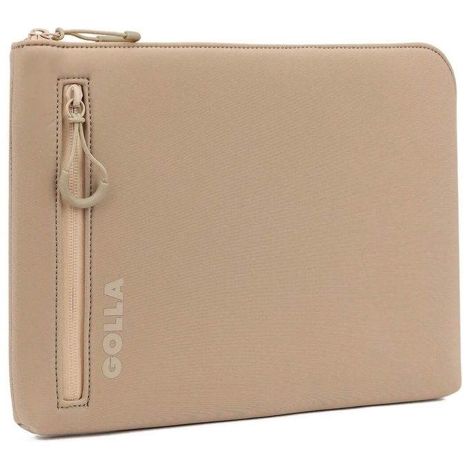 Golla Custodia Notebook 601661 Sleeve Coffee Resistente ed Elegante con Finitura in Tessuto Premium per Protezione e Stile