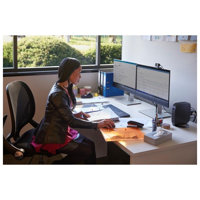 HP 5H0X0EA#ABZ Pro t550 Mini PC Celeron J6412 2 GHz RAM 8 GB eMMC 64 GB Wi-Fi 6 Windows 10 IoT Enterprise colore Nero