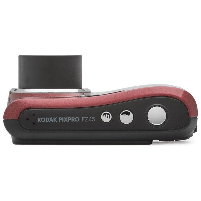 Kodak FZ45RD Pixpro Fotocamera Compatta 16 MP Zoom Ottico 4x Schermo LCD 2.7'' Video HD 720p colore Rosso