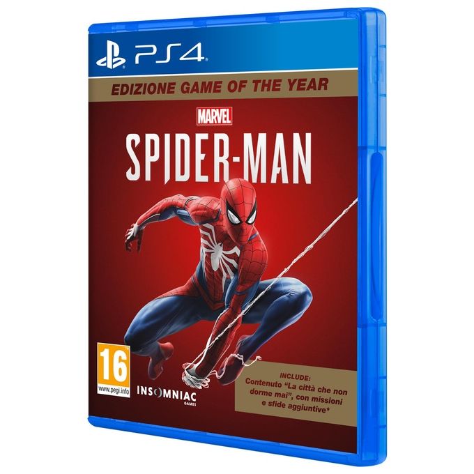 Sony 9958505 Marvel's Spider-Man Game of the Year Edition Gioco PS4 Azione Avventura ITA PEGI 16