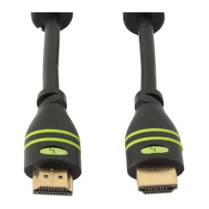 Techly Cavo Hdmi High Speed con Ethernet A-A M-M con Ferrite 15m