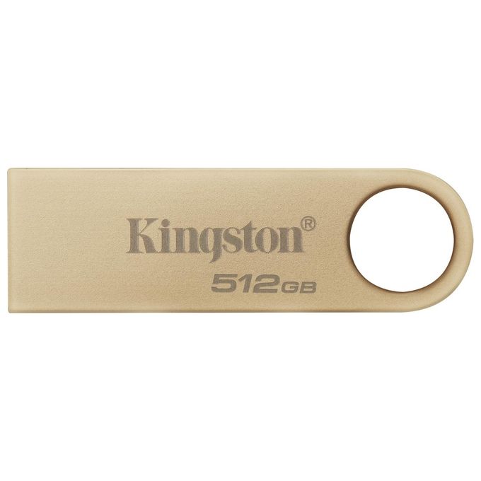 Kingston DTSE9G3512GB DataTraveler SE9 G3 Chiavetta USB 512 GB USB 3.2 Gen 1 220 MB-s lettura 100 MB-s scrittura Metallo colore Oro