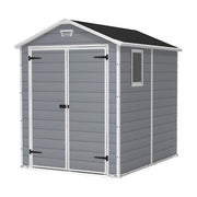 Keter Casetta da Giardino Manor 6X8 in Resina 185,8x236,8x227h Grigio