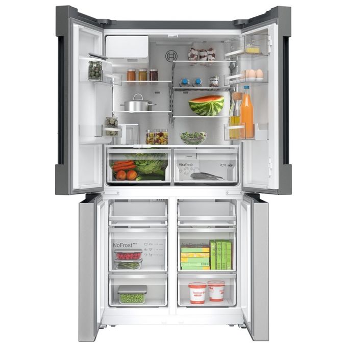Bosch KFI96APEA Serie 6 Frigorifero Multidoor 574 L 183 cm Classe E 39 dB No Frost VitaFresh XXL colore Acciaio Spazzolato