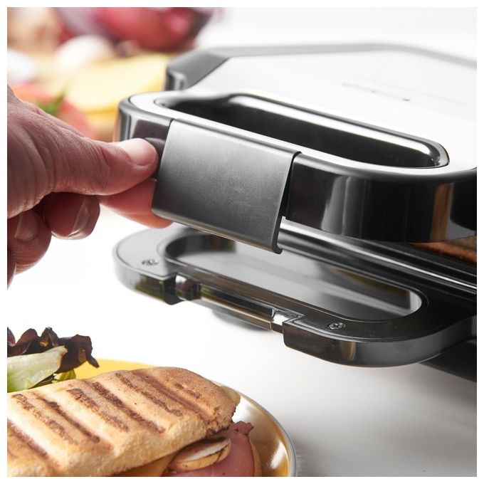 Russell Hobbs 26810-56 Creations Tostiera 3 in 1 Sandwich Waffle Griglia Antiaderente 750W piastre rimovibili colore Nero