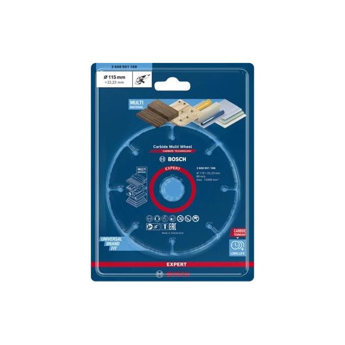 Bosch Disco Circolare Settori 115x1 F.22 Carbide