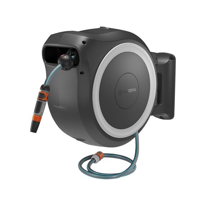 Gardena Avvolgitubo a Parete Batteria Powerroll Xxl 18V 40mt