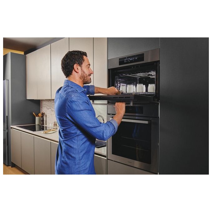 Candy CA4MWP9G6NQB Forno a microonde da incasso combinato con grill 44 L 900 W tecnologia Inverter Air Fry Wi-Fi colore Acciaio inox Nero (59.5x45.5x55.5 cm)