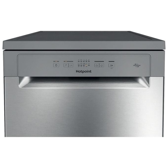Hotpoint H2F HL626 X Lavastoviglie Libera Installazione 14 coperti Classe E 46 dB Motore Inverter (85x60x59 cm) colore Acciaio Inox