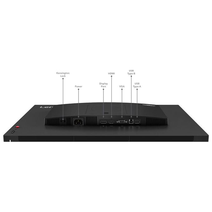Lenovo 63FFMAT1EU ThinkVision T24d-30 Monitor 24'' WUXGA IPS LED 1920 x 1200 Pixel 100 Hz USB Hub Integrato colore Nero