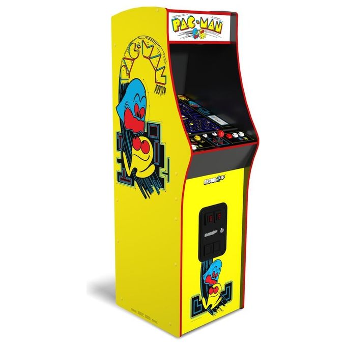 Arcade1Up PAC-A-302111 Pac-Man Deluxe Cabinato Arcade Verticale 14 Giochi LCD 17'' Wi-Fi colore Giallo
