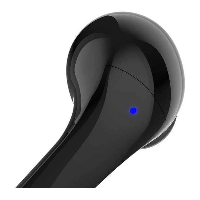 Belkin AUC010BTBK SoundForm Motion Auricolari True Wireless Cancellazione Attiva del Rumore Bluetooth 5.2 IPX5 fino a 24 ore di autonomia con custodia di ricarica wireless colore Nero