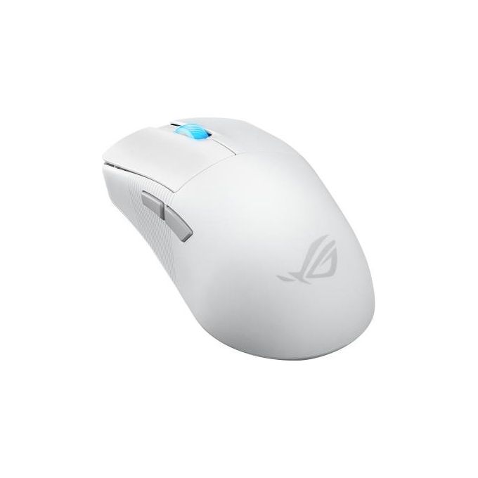 ASUS 90MP03Z0-BMUA10 ROG Harpe Ace Mini Mouse Gaming Ottico 42000 DPI Wireless RF Bluetooth USB Type-C 8000 Hz Polling Rate colore Bianco