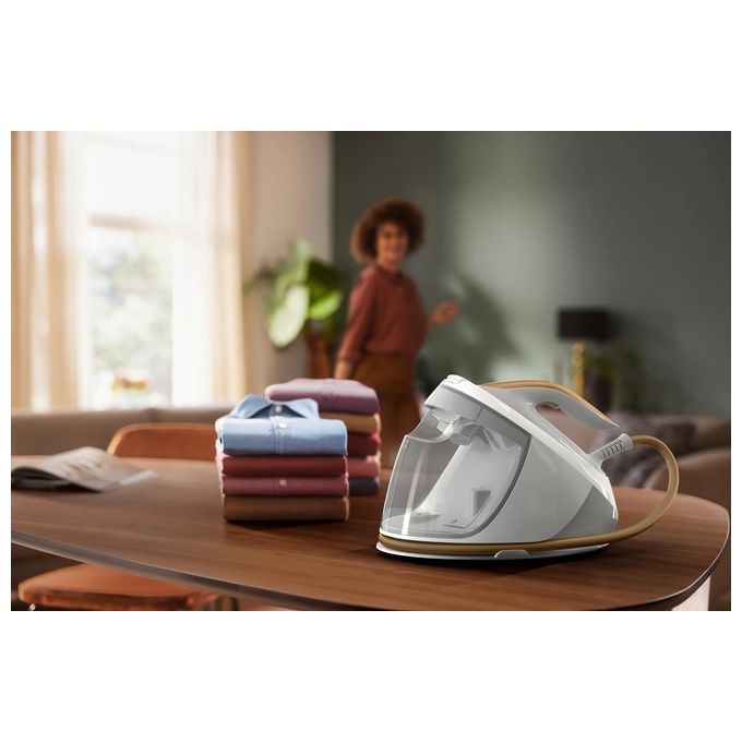 Philips PSG7040-10 Serie 7000 PerfectCare Ferro da stiro con Caldaia 2100 W 1,8 L 8 bar 600 g-min SteamGlide Elite colore Oro Bianco