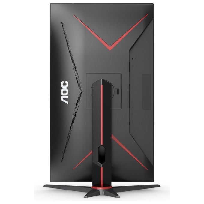 AOC U28G2XU2-BK Monitor Gaming 28'' 4K UHD IPS 144 Hz 1 ms FreeSync Premium HDR400 HDMI 2.1 USB Hub colore Nero Rosso
