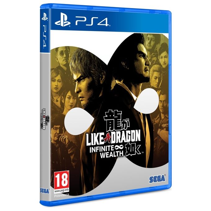 SEGA 1134450 Like a Dragon: Infinite Wealth Videogioco per PlayStation 4 Lingua Italiana Inclusa PEGI 18 colore Nero