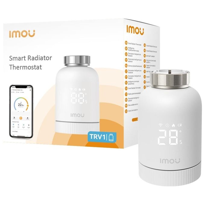 Imou TRV1 Termovalvola Smart ZigBee 3.0 Alexa Google Assistant 6 adattatori inclusi