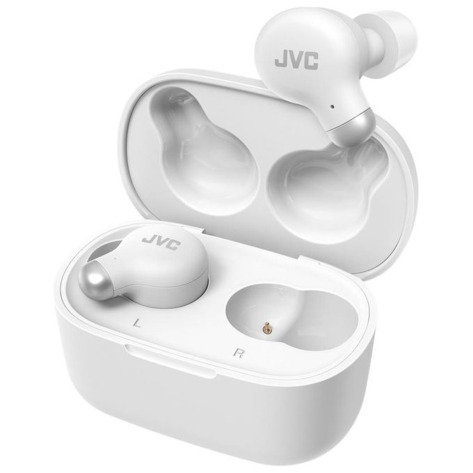JVC HA-A25T Auricolari True Wireless In-ear Bluetooth 5.3 Memory Foam Noise Canceling 28 ore colore Bianco