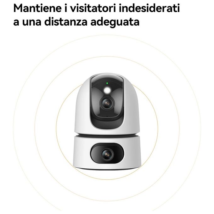 Imou IPC-S2XP-10M0WED Ranger Dual Telecamera IP Wi-Fi da Interno 10MP Doppia Ottica Pan Tilt AI Detection Audio Bidirezionale
