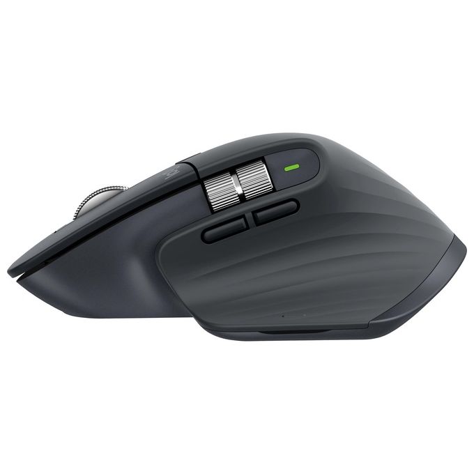 Logitech 910-006559 MX Master 3S Mouse Wireless Ergonomico 8000 DPI Bluetooth USB C Clic Silenziosi colore Grafite