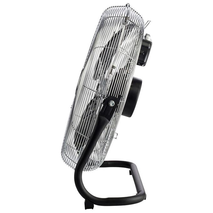 Bimar VS58 Ventilatore da Pavimento e Parete 2 in 1 Elica 45cm 3 Pale Alluminio 100W colore Nero