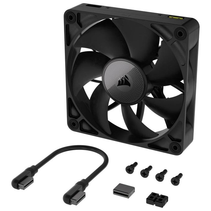 Corsair CO-9051009-WW iCUE LINK RX120 Ventola PWM 120mm Cuscinetto a Cupola Magnetica Nero