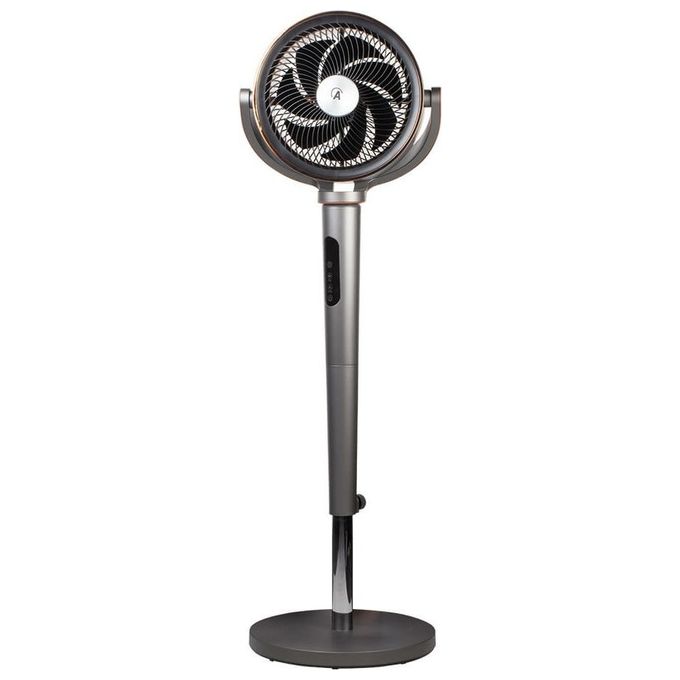Ardes AR5CIR02 Lumia Circolatore d'aria a Piantana 12 Velocita' 1884 m³-h Oscillazione 3D Telecomando Ionizzatore Luce LED colore Grigio