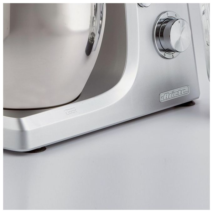 Ariete 1598 Gourmet pro - Impastatrice con Frullatore Planetaria 7L 1200W Acciaio Inox