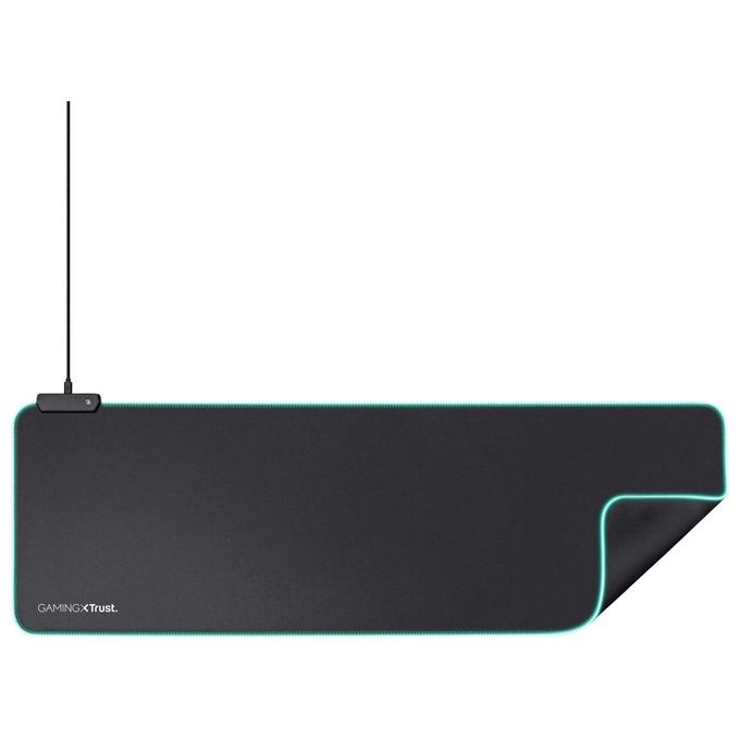 Trust GXT 764 Glide-Flex XXL RGB Tappetino per Mouse Nero