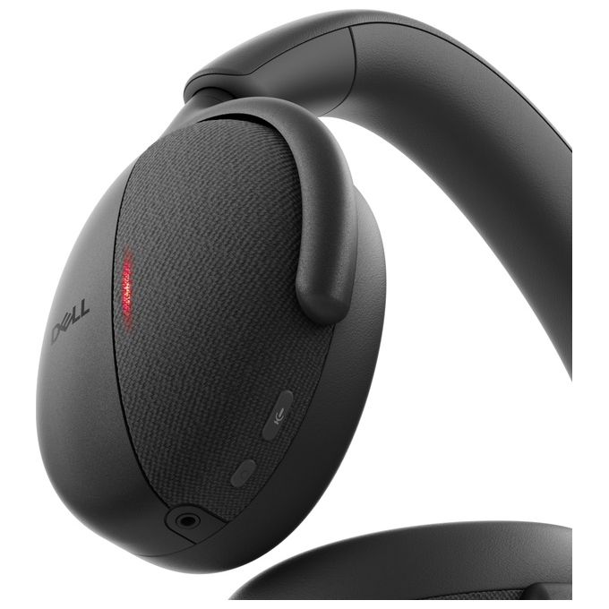 DELL WL7024 Cuffie senza fili con ANC Pro Premium Auricolare Bluetooth 5.3 30 m 7 microfoni 80 h batteria colore Nero