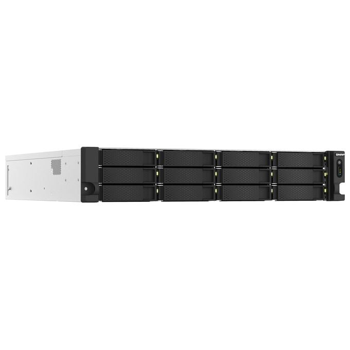 QNAP TS-H1887XU-RP NAS Armadio 2U Intel Xeon E-2336 32 GB DDR4 QuTS hero Nero Bianco