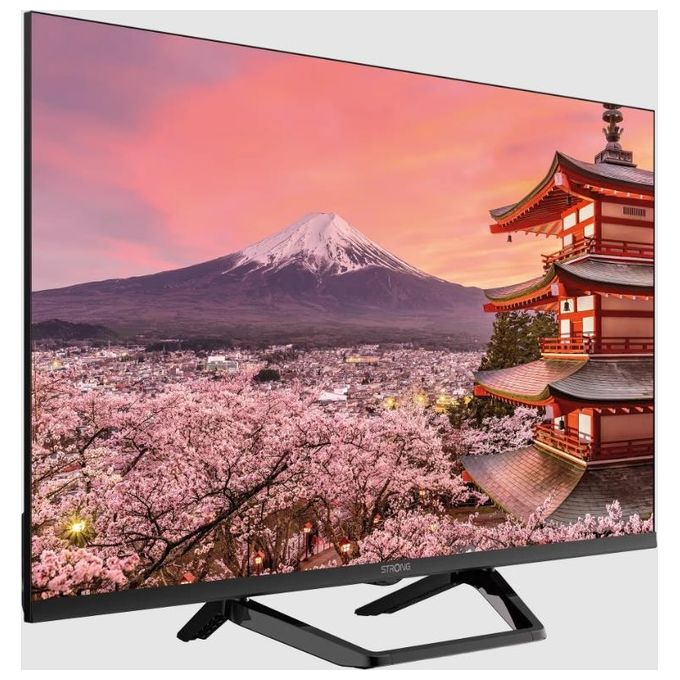 Strong SRT32HG6733C Serie G673C Smart TV 32'' HD Ready Google TV DVB-T2 Wi-Fi Bluetooth HDR10 colore Nero