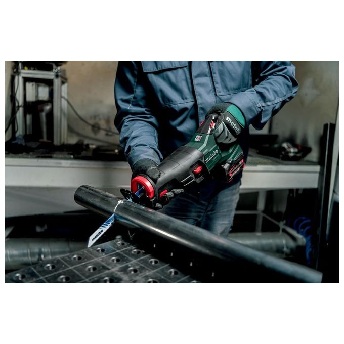 Metabo 601616840 SSEP 18 LT Sega Diritta a Batteria 18V 0 3000 corse min Lama 32 mm colore Nero Verde