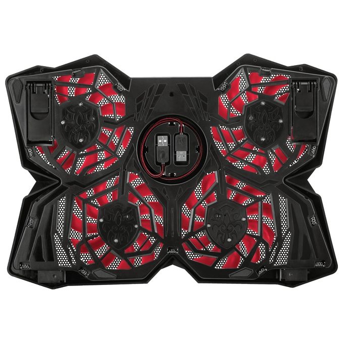 Trust GXT 278 Base di Raffreddamento per Laptop da Gioco Ventole Illuminate a Velocita' Regolabile