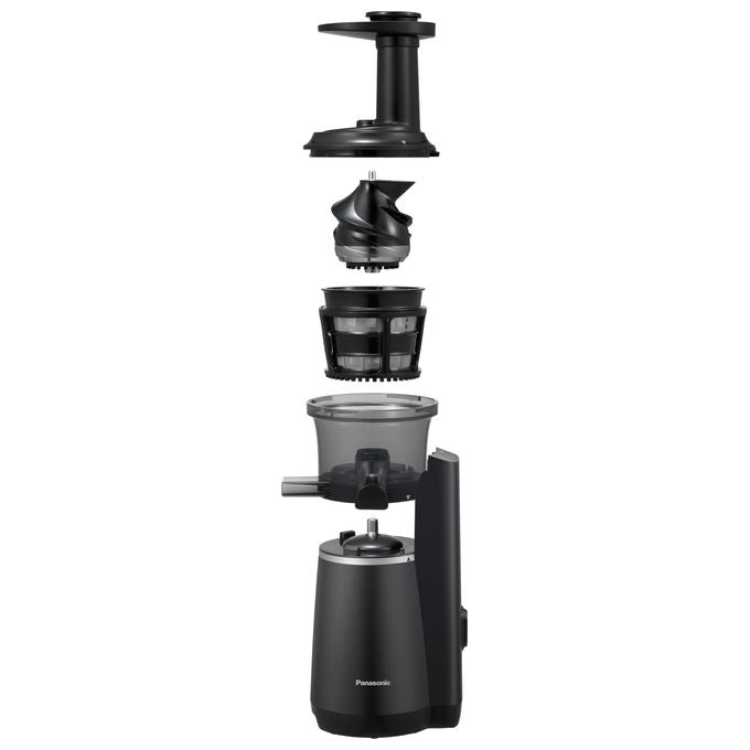 Panasonic MJ-L501 Slow Juicer Estrattore di Succo senza Lame 50W 63 Decibel Nero