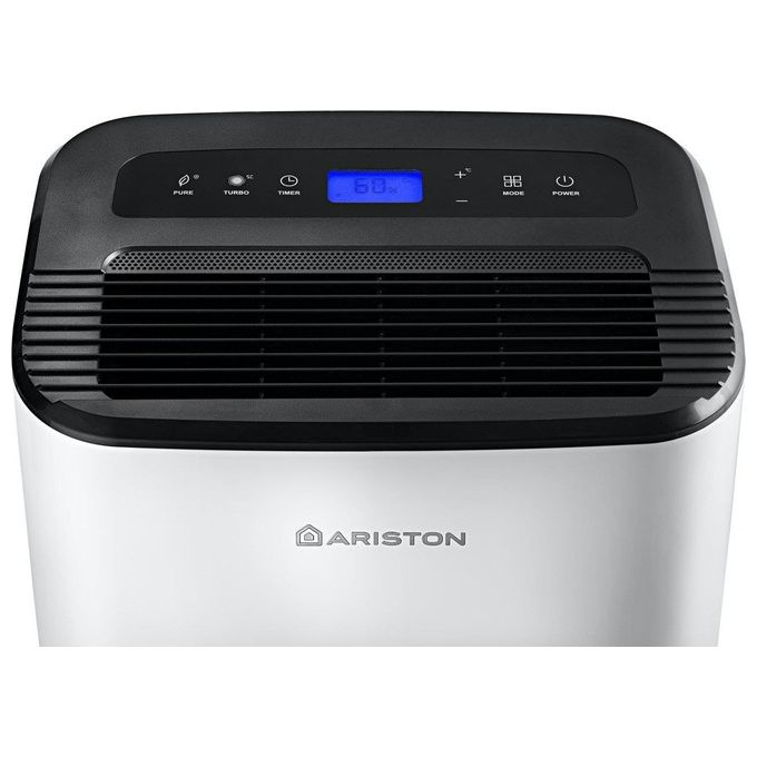 Ariston DEOS 21S Deumidificatore Portatile 21 l-24h per ambienti fino a 47 m² 395 W 41 dB colore Bianco e Nero