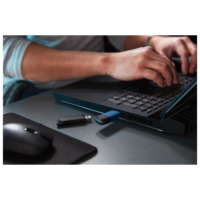 Kingston Flash Drive Usb3.2 64Gb Exodiam Nero-Blu