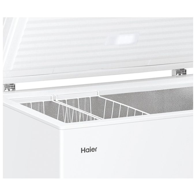 Haier HCE301E Congelatore a Pozzetto Orizzontale 300 L 84.5 cm Classe E 40 dB Fast Freeze colore Bianco