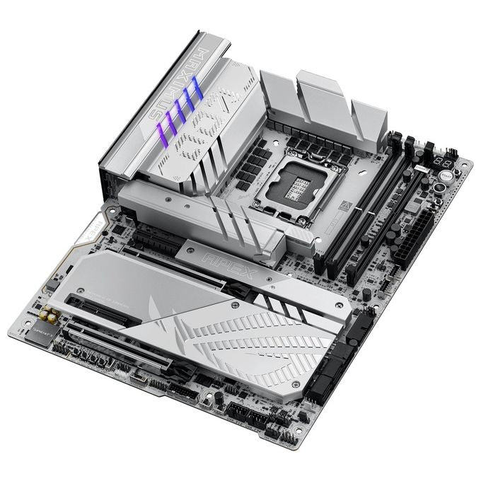 ASUS 90MB1IP0-M0EAY0 ROG Maximus Z890 Apex Scheda Madre ATX Intel LGA 1851 DDR5 Wi-Fi 7 Thunderbolt 4 colore Grigio ciottolo