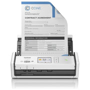 Brother ADS-1800W Scanner Documenti Compatto Duplex Dual CIS Wi-Fi ADF 20 fogli 30 ppm Touchscreen 7.1 cm colore Bianco