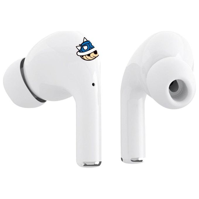 OTL Technologies MK0965 Mario Kart Auricolari TWS Bluetooth 5.0 Touch Control USB Type-C autonomia 6h colore Bianco