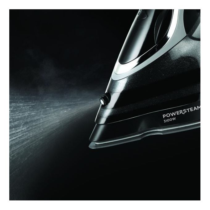 Russell Hobbs 20630-56 Ferro da Stiro a Vapore Piastra Ceramica 3100 W Vapore Continuo 45 g-min Getto 210 g-min colore Nero Grigio