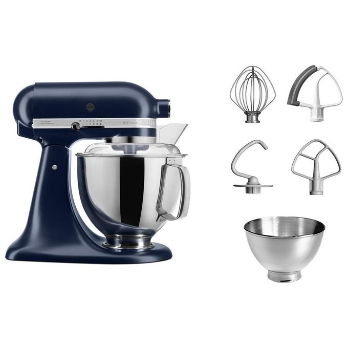KitchenAid 859711580070 Artisan Sbattitore con base 300 W 4,8 L 10 velocita' Movimento planetario colore Blu