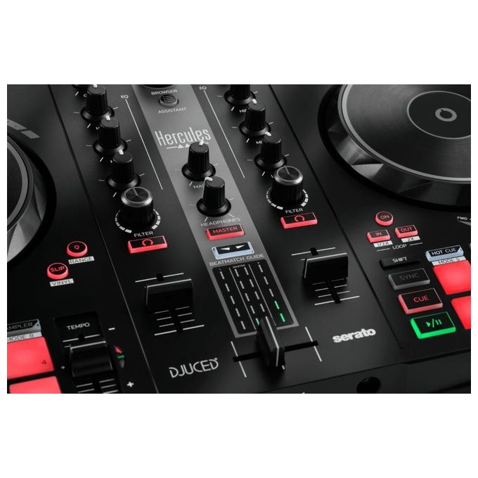 Hercules INPULSE 300 MK2 DJControl Controller DJ 2 Deck 16 Pad Serato DJUCED USB colore Nero