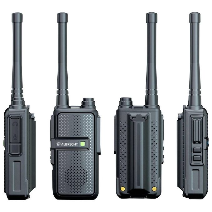Albrecht 29826 Tectalk Worker 3 Radio PMR Portatile 16 Canali 446 MHz 0.5 W Batteria 2200 mAh colore Nero