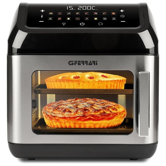 G3 Ferrari G10187 Friggisano Evo Friggitrice ad aria 13 L 1700 W 16 Programmi Display Digitale colore Grigio
