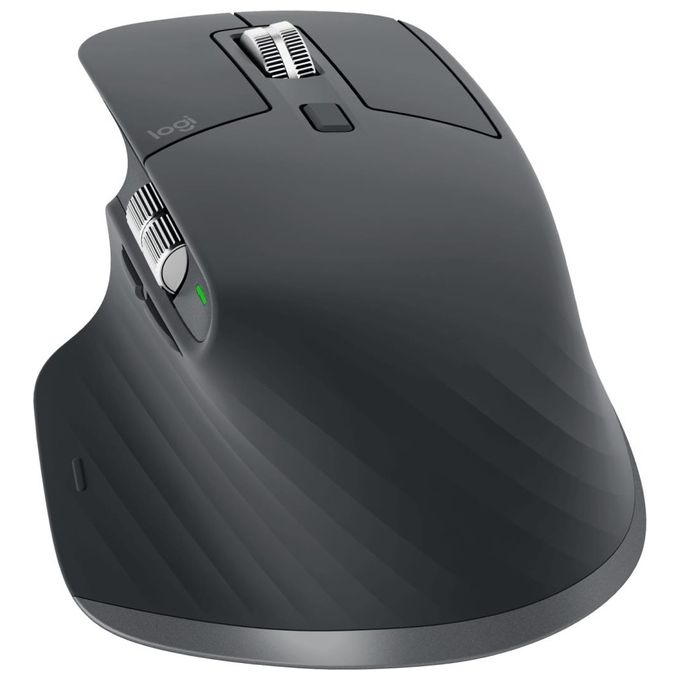 Logitech 910-006582 MX Master 3S Mouse Wireless 8000 DPI Bluetooth Logi Bolt 7 Pulsanti Programmabili colore Grafite